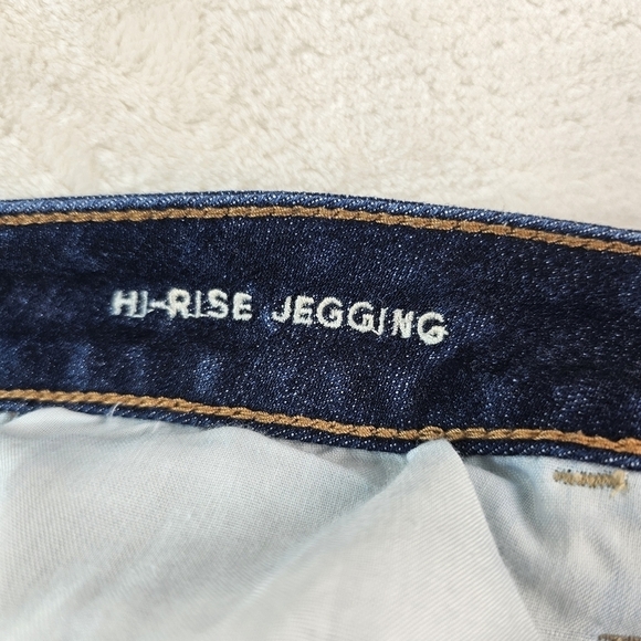 American Eagle Hi Rise Jegging Women’s 6 Regular Dark Wash Stretch Denim Jeans - Picture 7 of 11